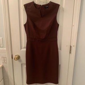Maroon business casual dress for women